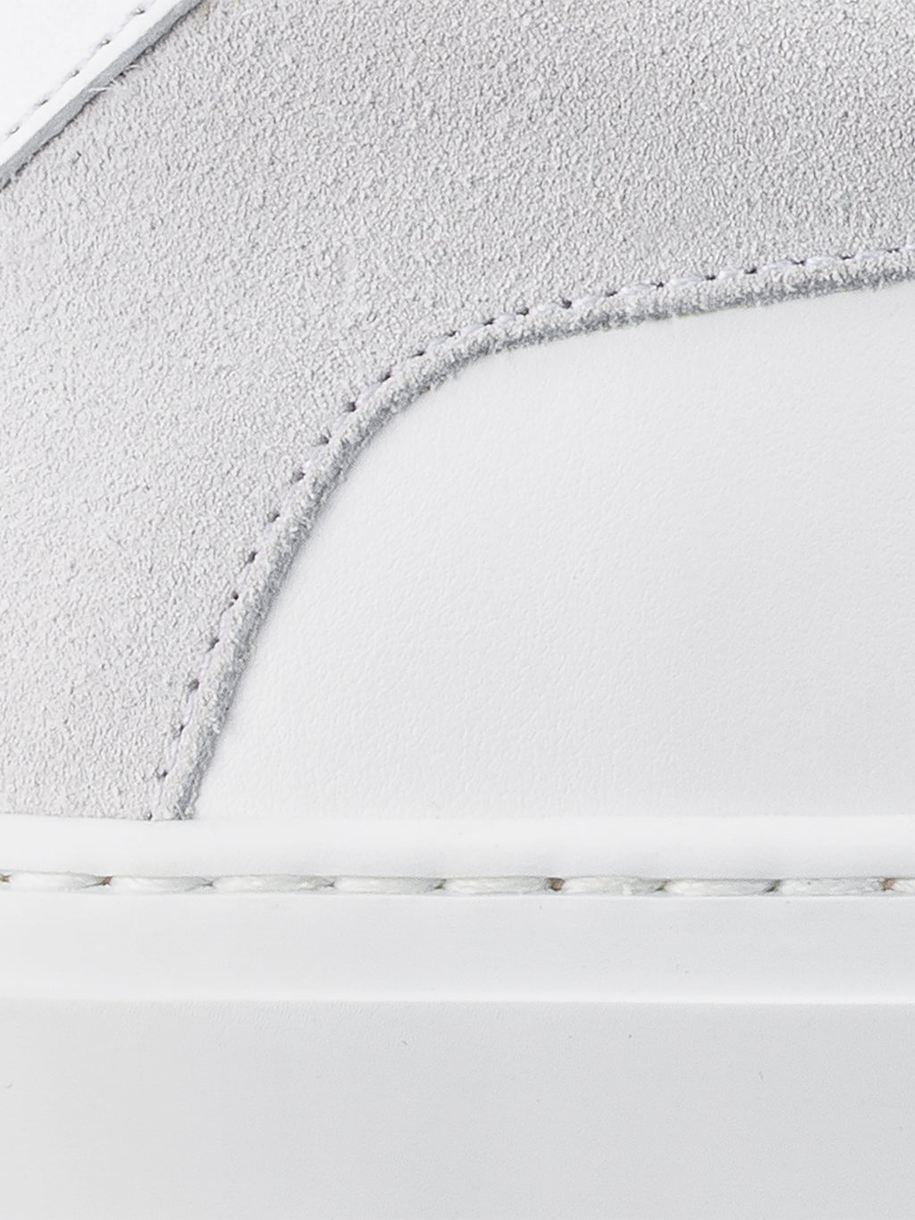 Capri Leather & Suede Sneaker in Avorio