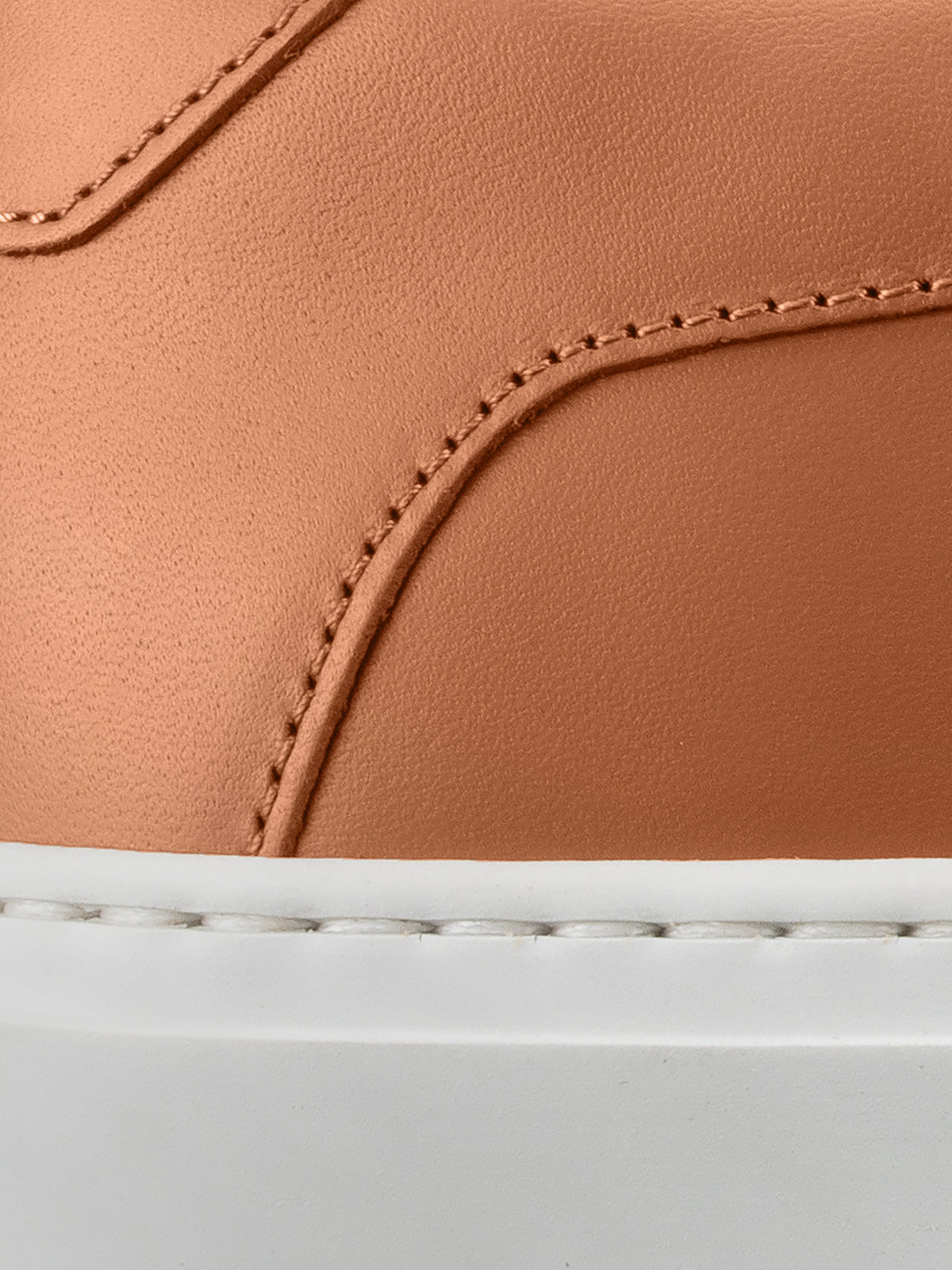 Capri Leather Sneaker in Castagna