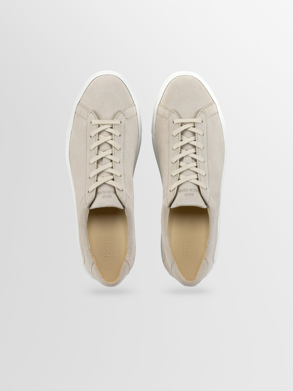 Capri Suede Sneaker in Ivory