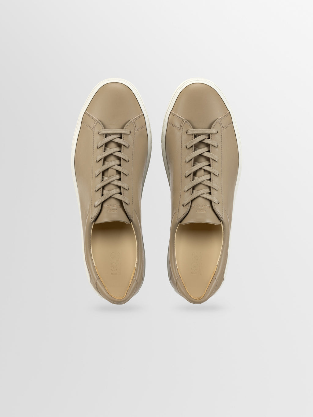 Capri Leather Sneaker in Khaki