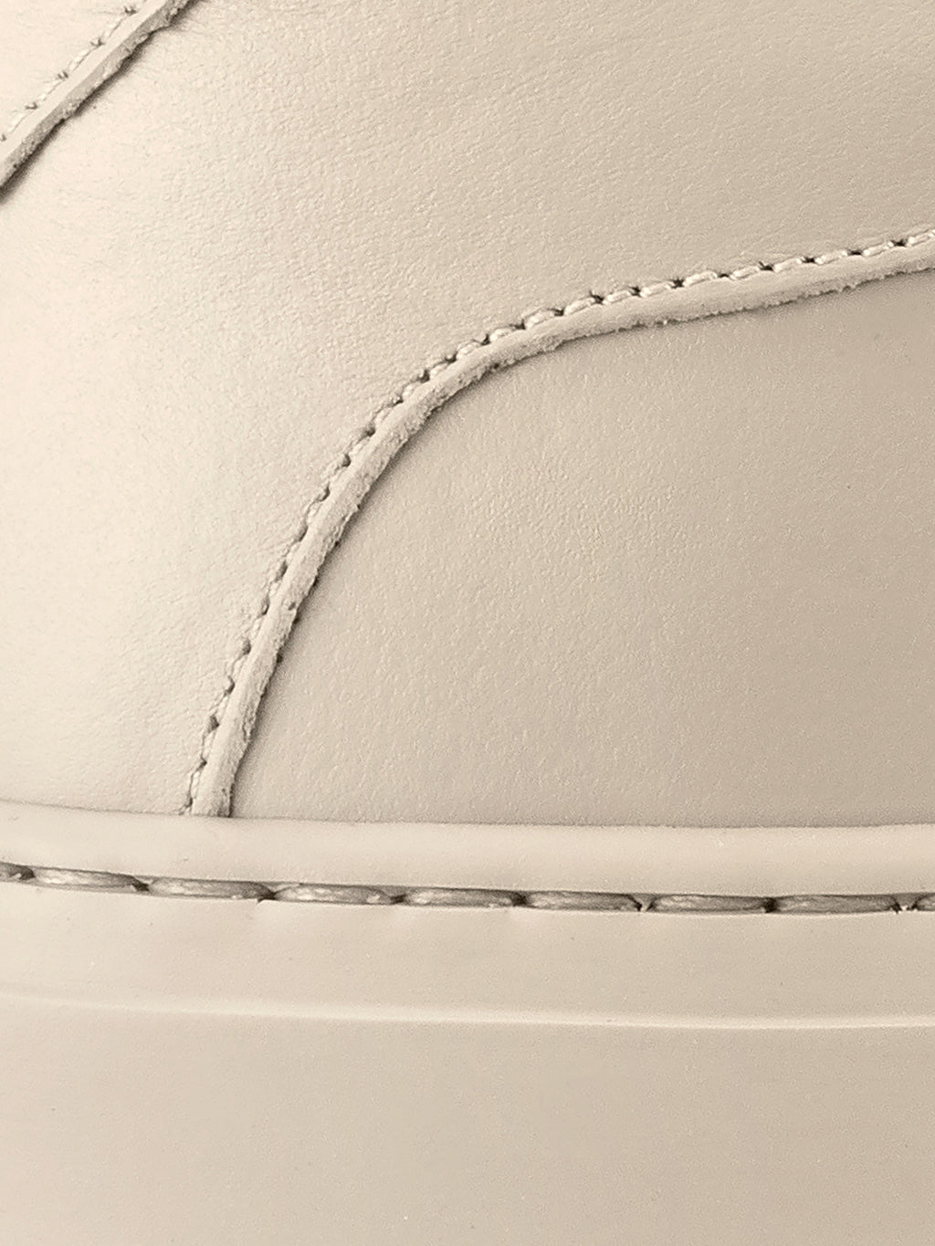 Capri Leather Sneaker in Limestone