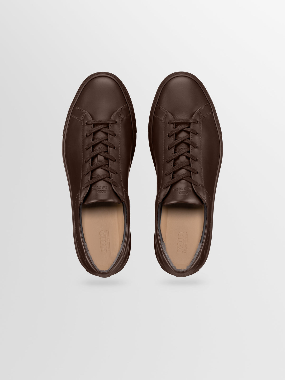 Capri Leather Sneaker in Mocha