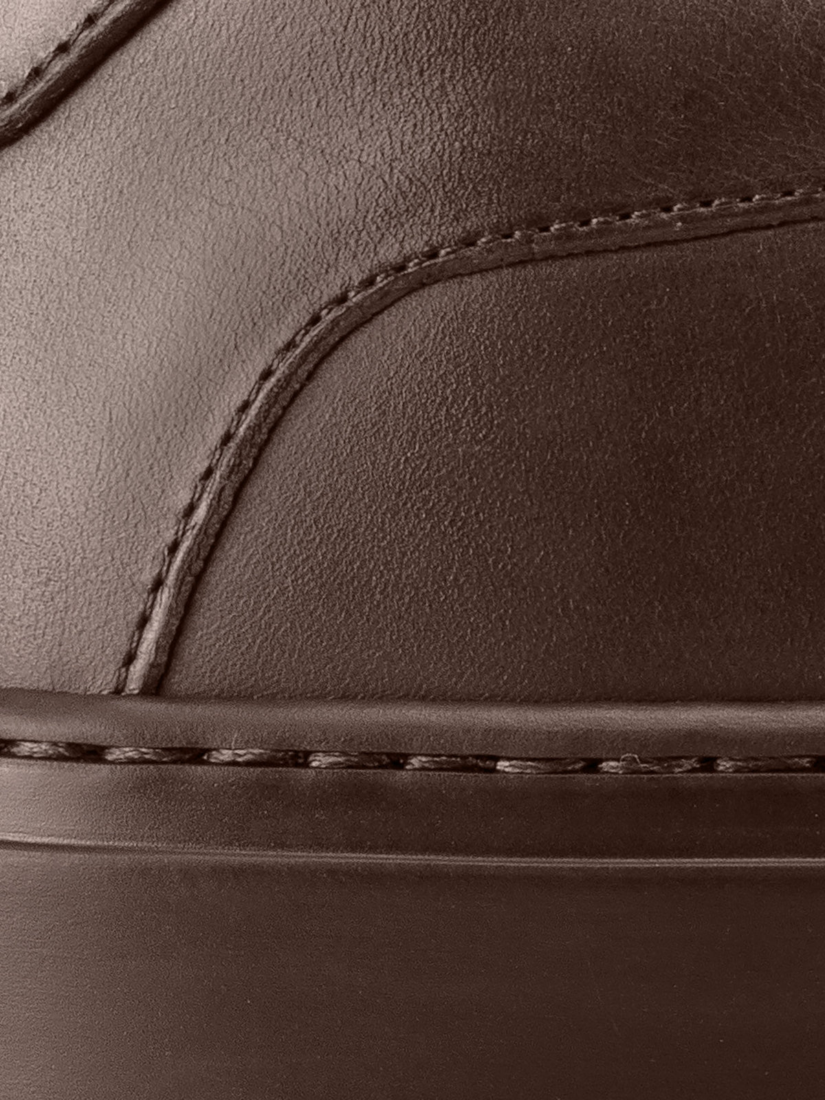 Capri Leather Sneaker in Mocha Wide Fit