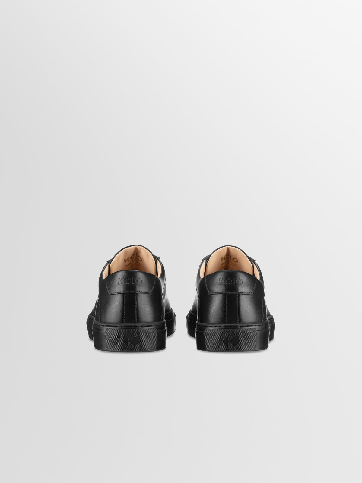 Capri Leather Sneaker in Nero