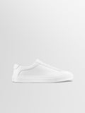 Capri Leather Sneaker in Triple White Wide Fit