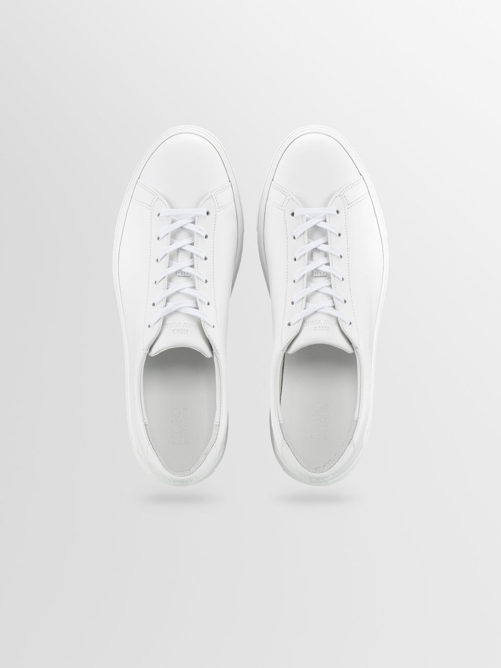 Capri Leather Sneaker in Triple White