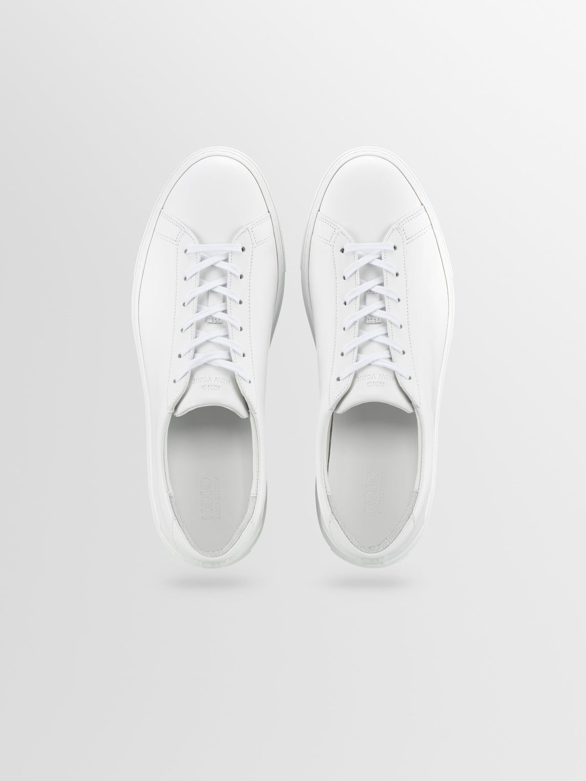 Capri Leather Sneaker in Triple White