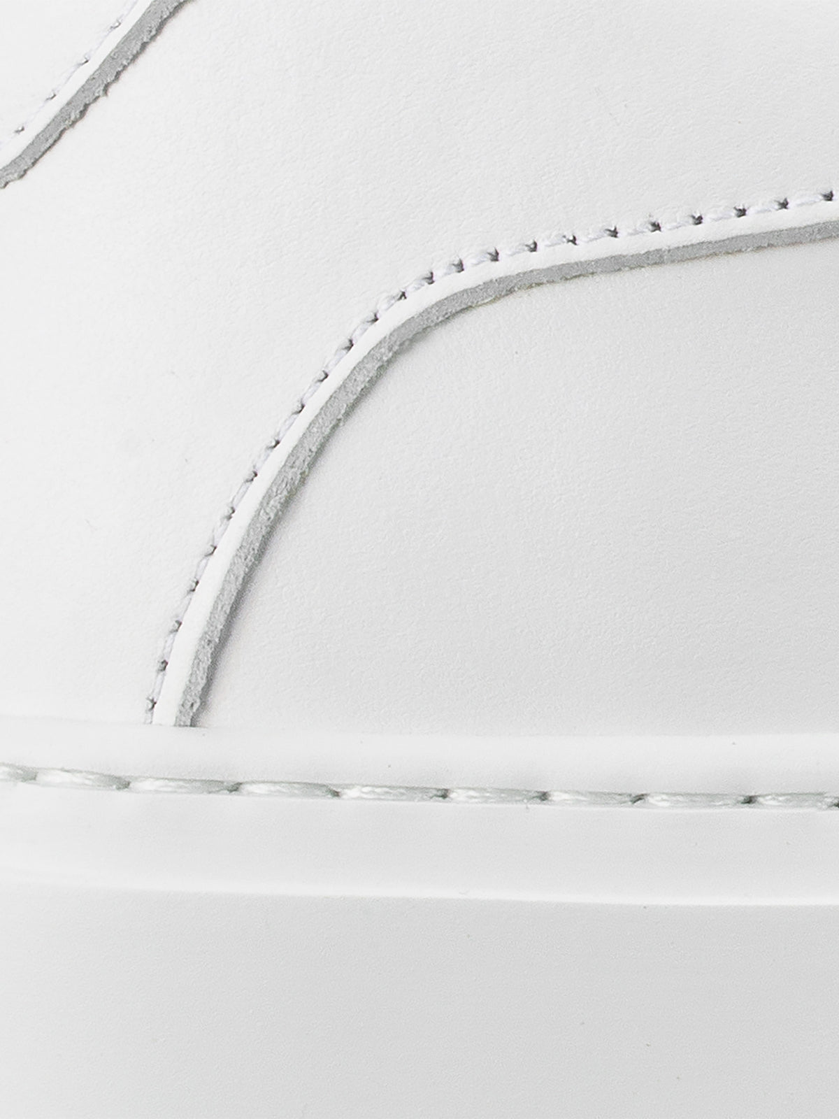 Capri Leather Sneaker in Triple White