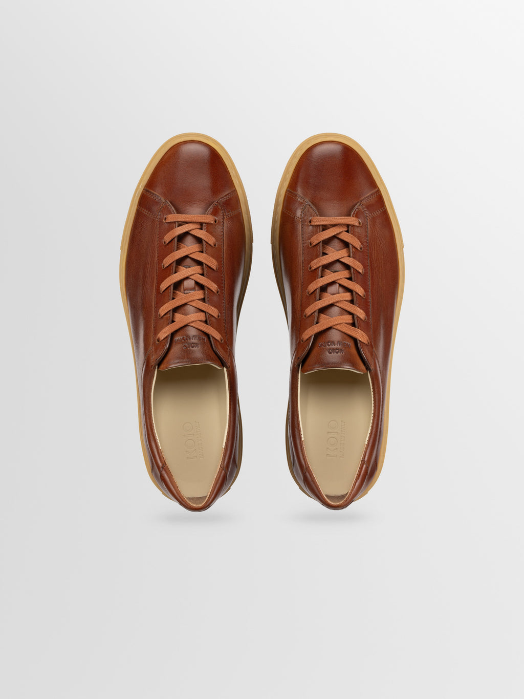 Capri Leather Sneaker in Antica Castagna