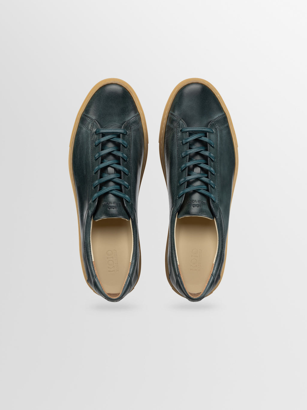 Capri Leather Sneaker in Antica Forest