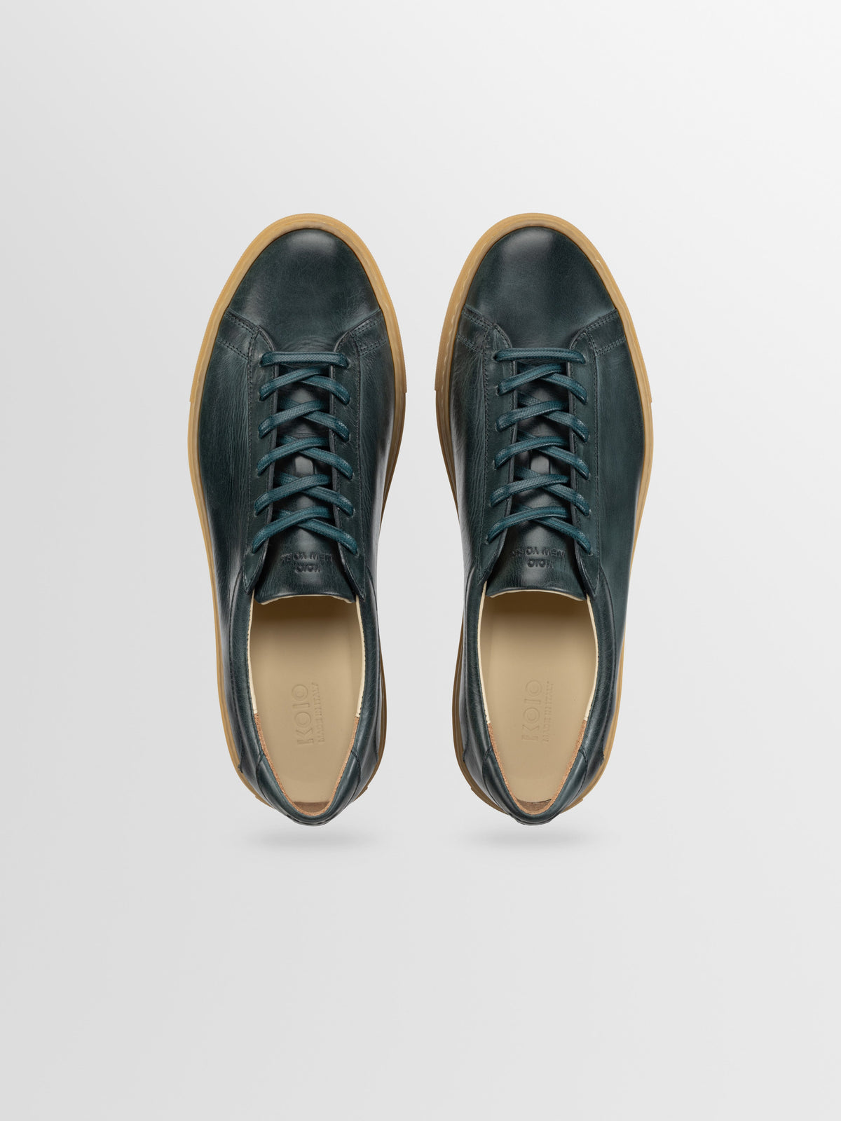 Capri Leather Sneaker in Antica Forest