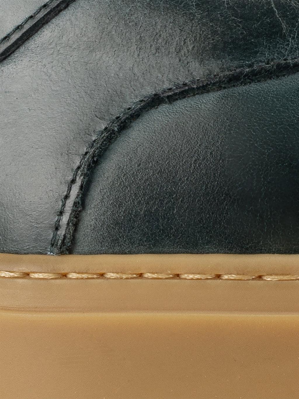 Capri Leather Sneaker in Antica Forest
