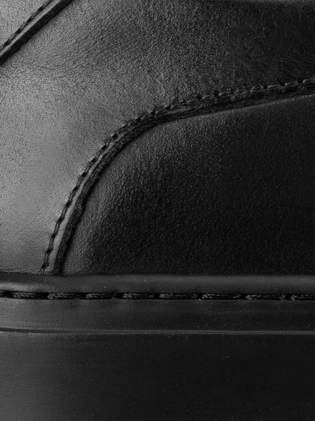 Capri Leather Sneaker in Antica Nero