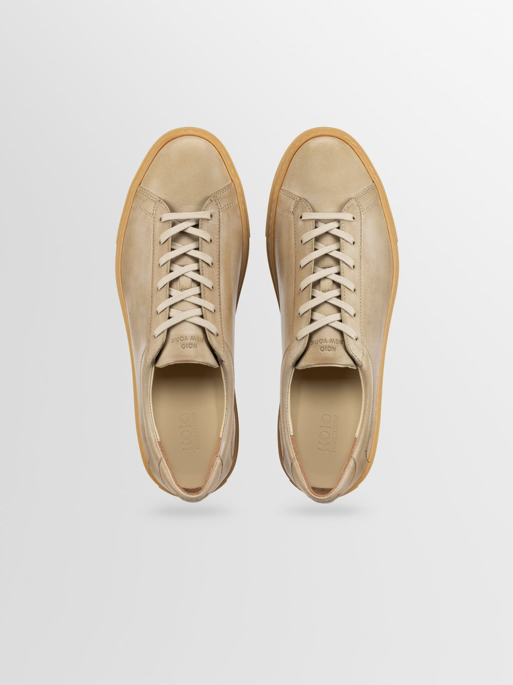 Capri Leather Sneaker in Antica Perla