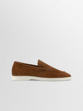 Catania Suede Loafer in Cognac