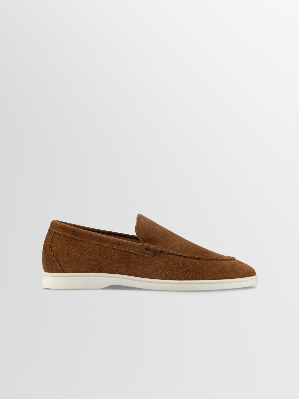 Catania Suede Loafer in Cognac