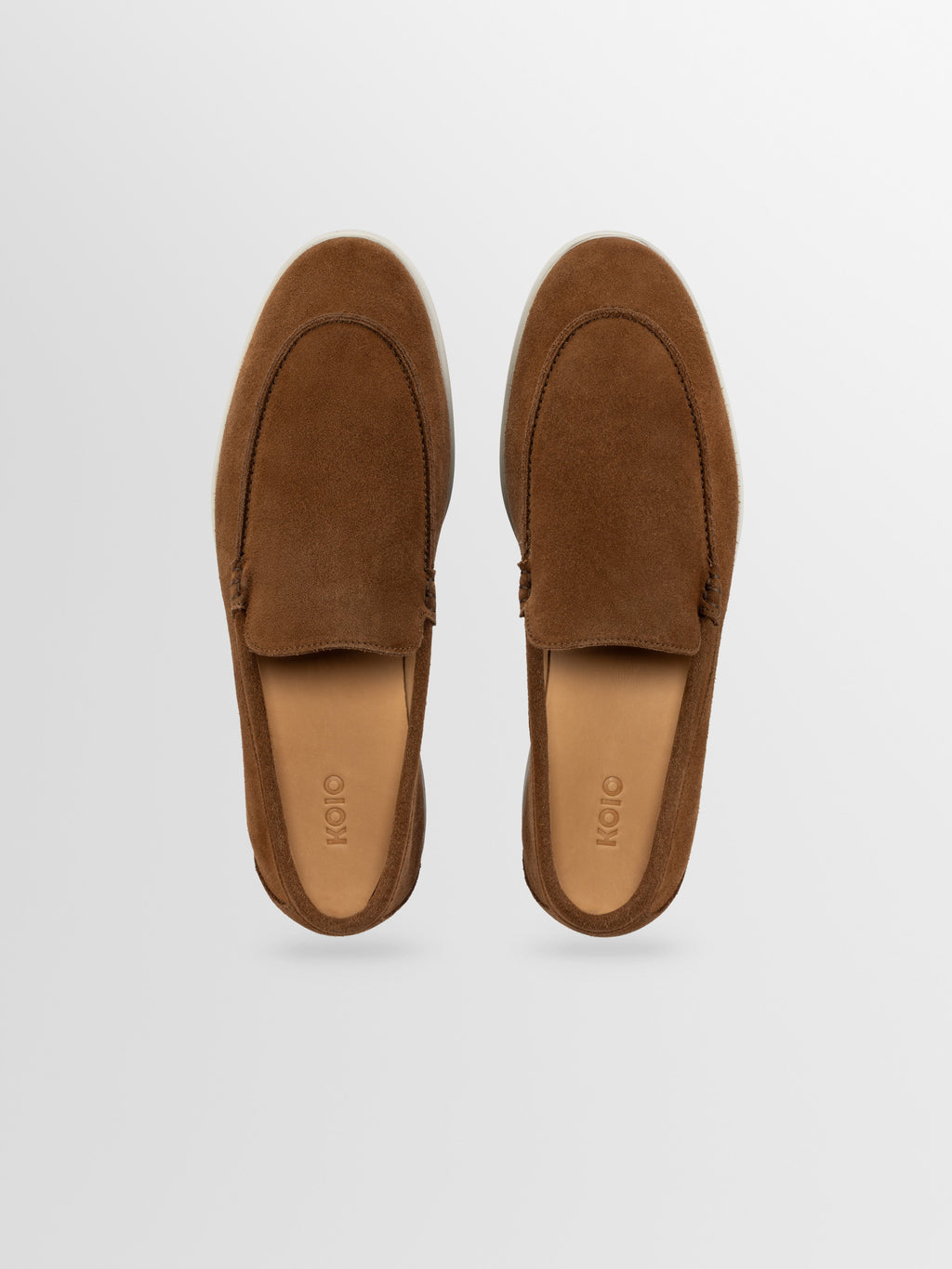 Catania Suede Loafer in Cognac