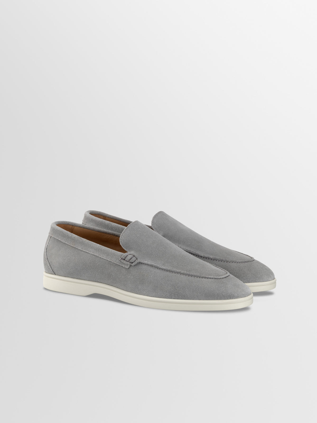 Catania Suede Loafer in Grey