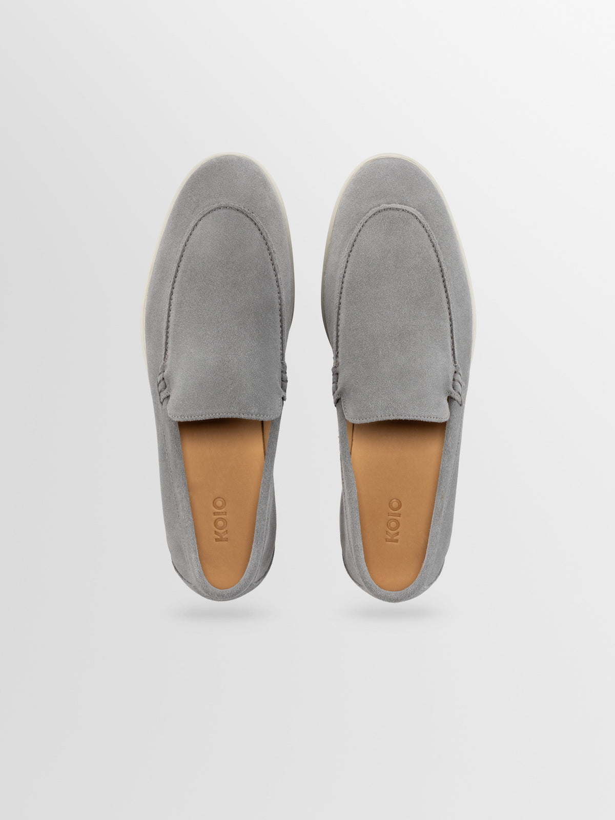 Catania Suede Loafer in Grey