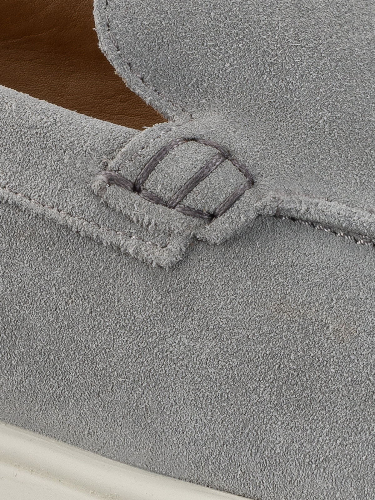 Catania Suede Loafer in Grey