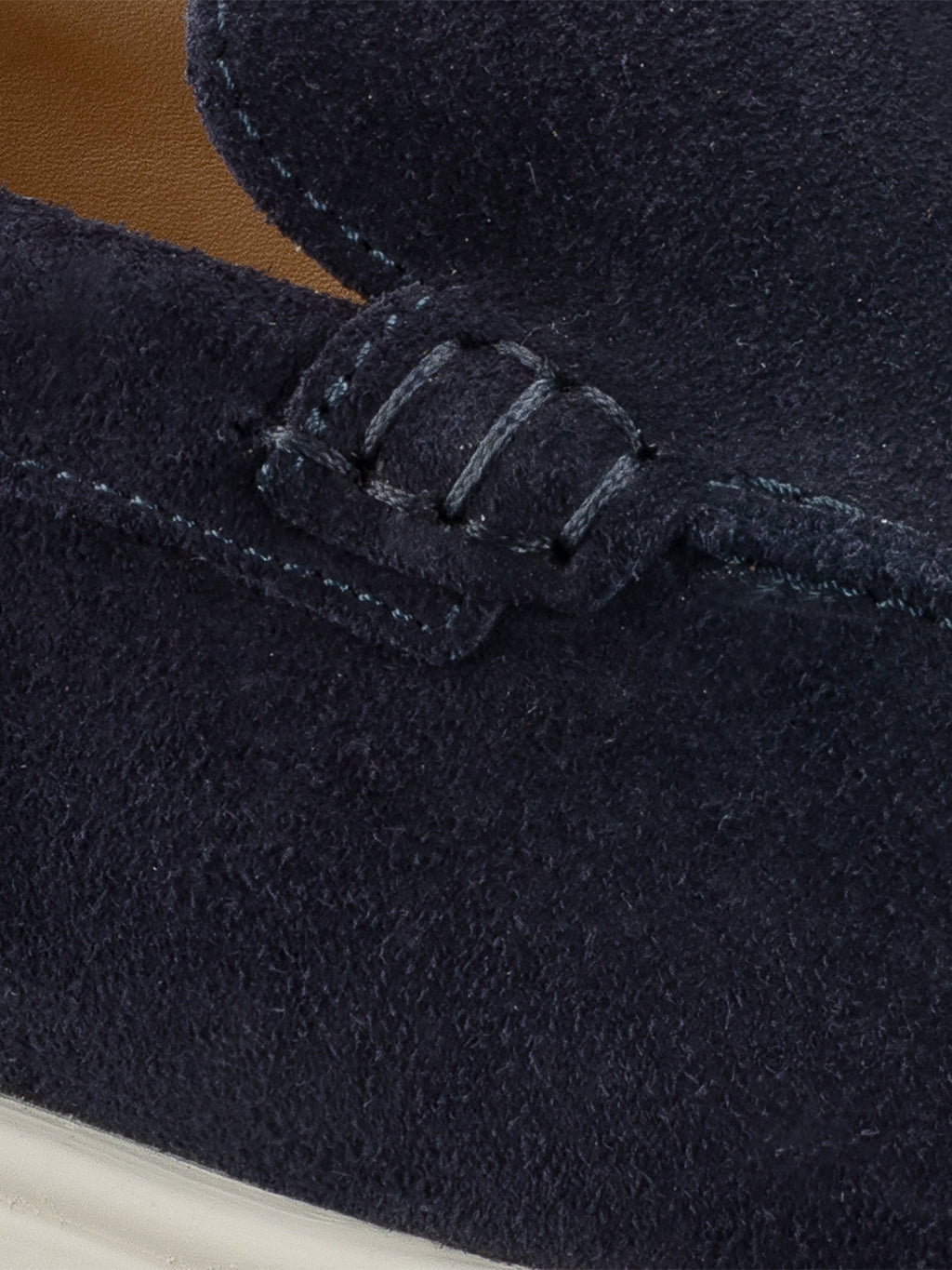 Catania Suede Loafer in Navy