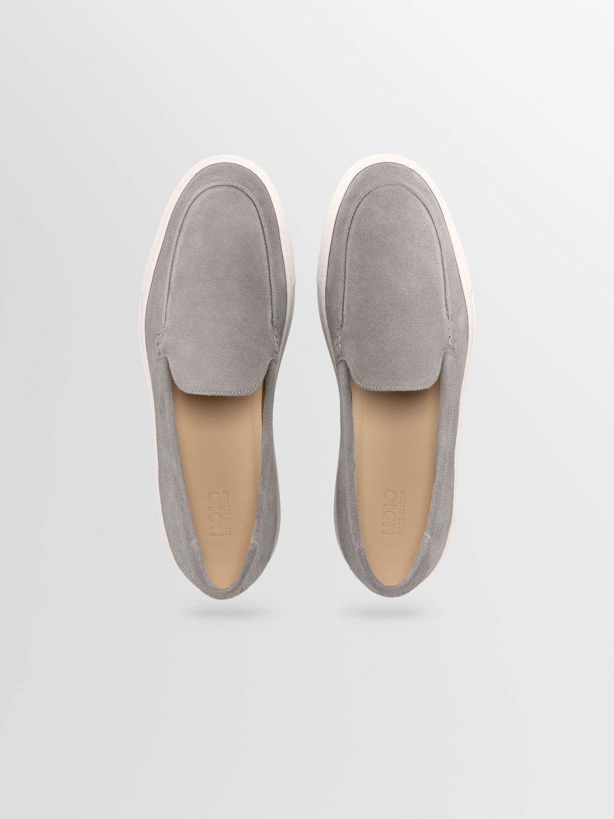 Lido Suede Loafer in Mineral