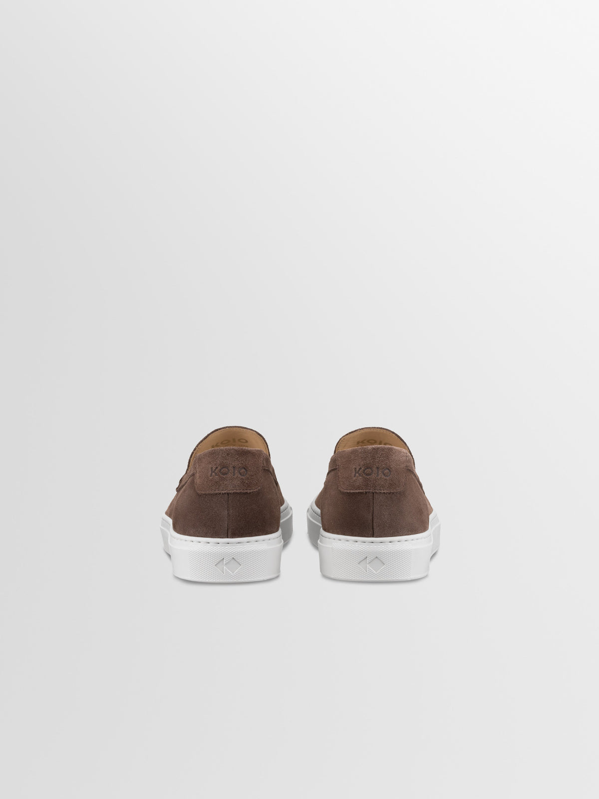 Lido Suede Loafer in Walnut