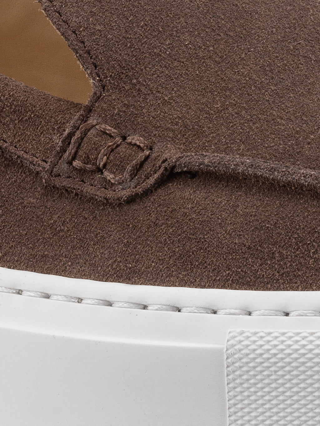 Lido Suede Loafer in Walnut