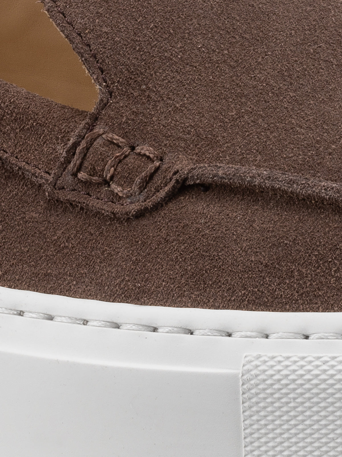 Lido Suede Loafer in Walnut