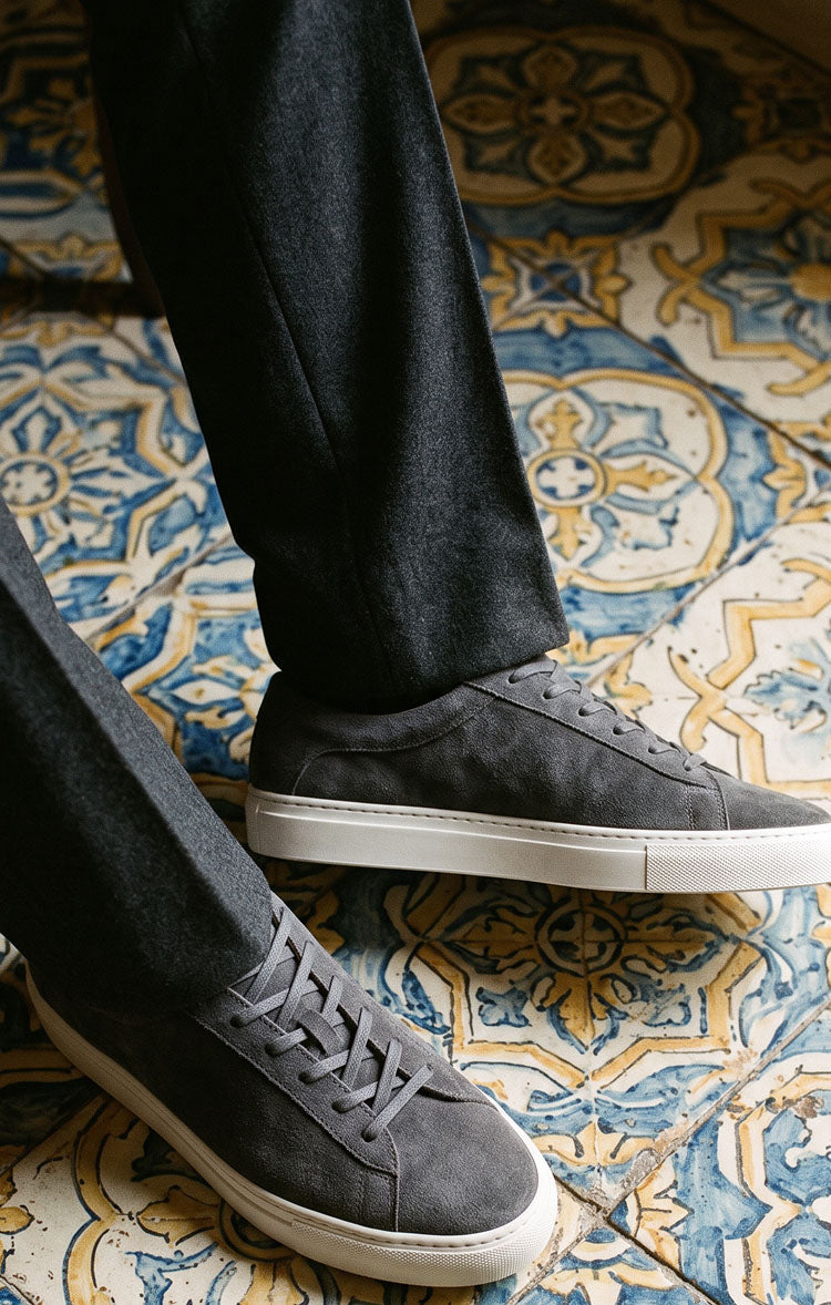 Capri Suede Sneaker in Roccia