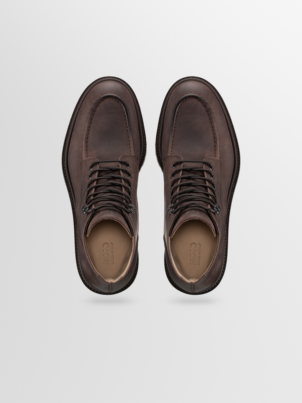Milo Leather Boot in Chocoloate