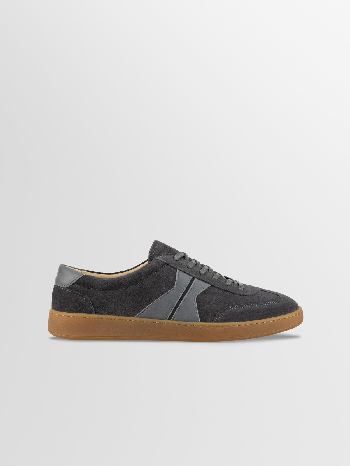 Monza Leather & Suede Sneaker in Ash Gray
