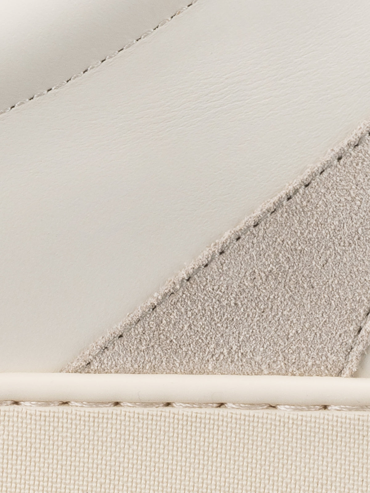 Monza Leather & Suede Sneaker in Bone