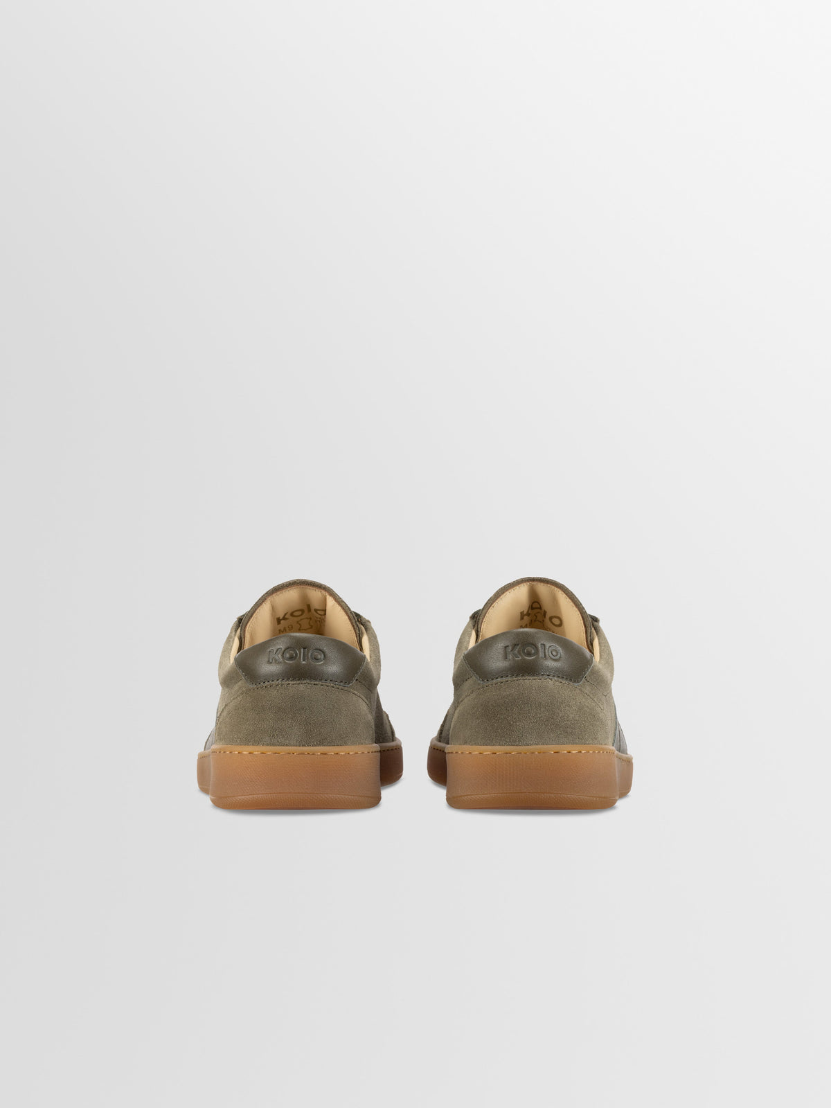 Monza Leather & Suede Sneaker in Truffle