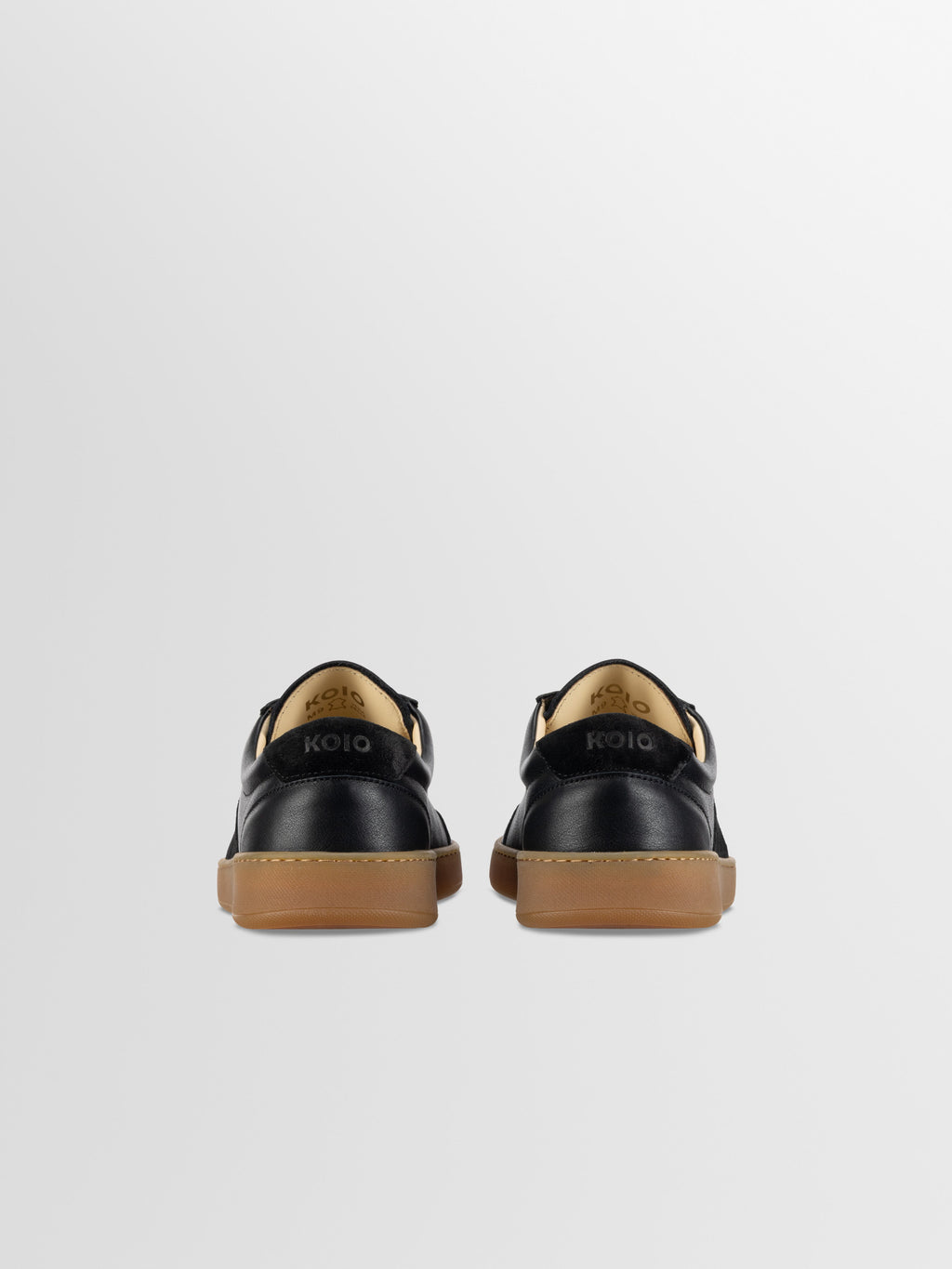 Monza Leather & Suede Sneaker in Nero