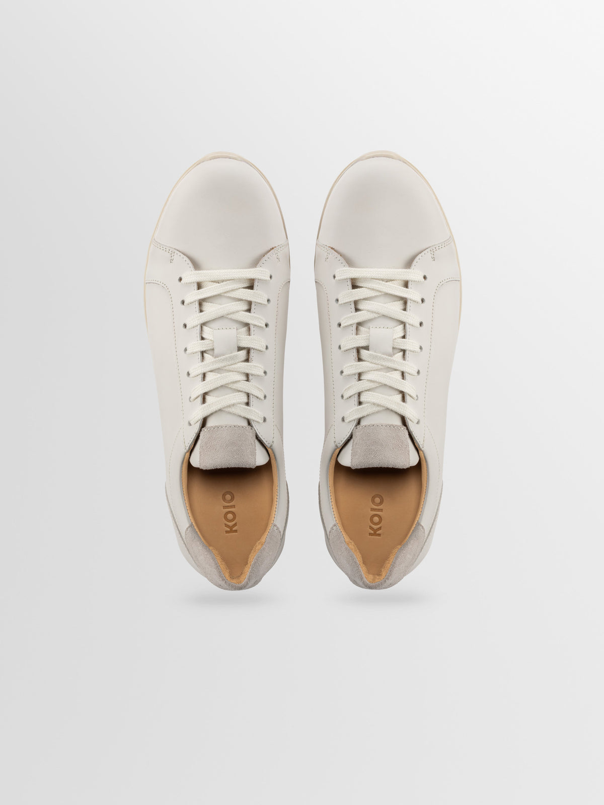 Parma Leather Sneaker in Bone