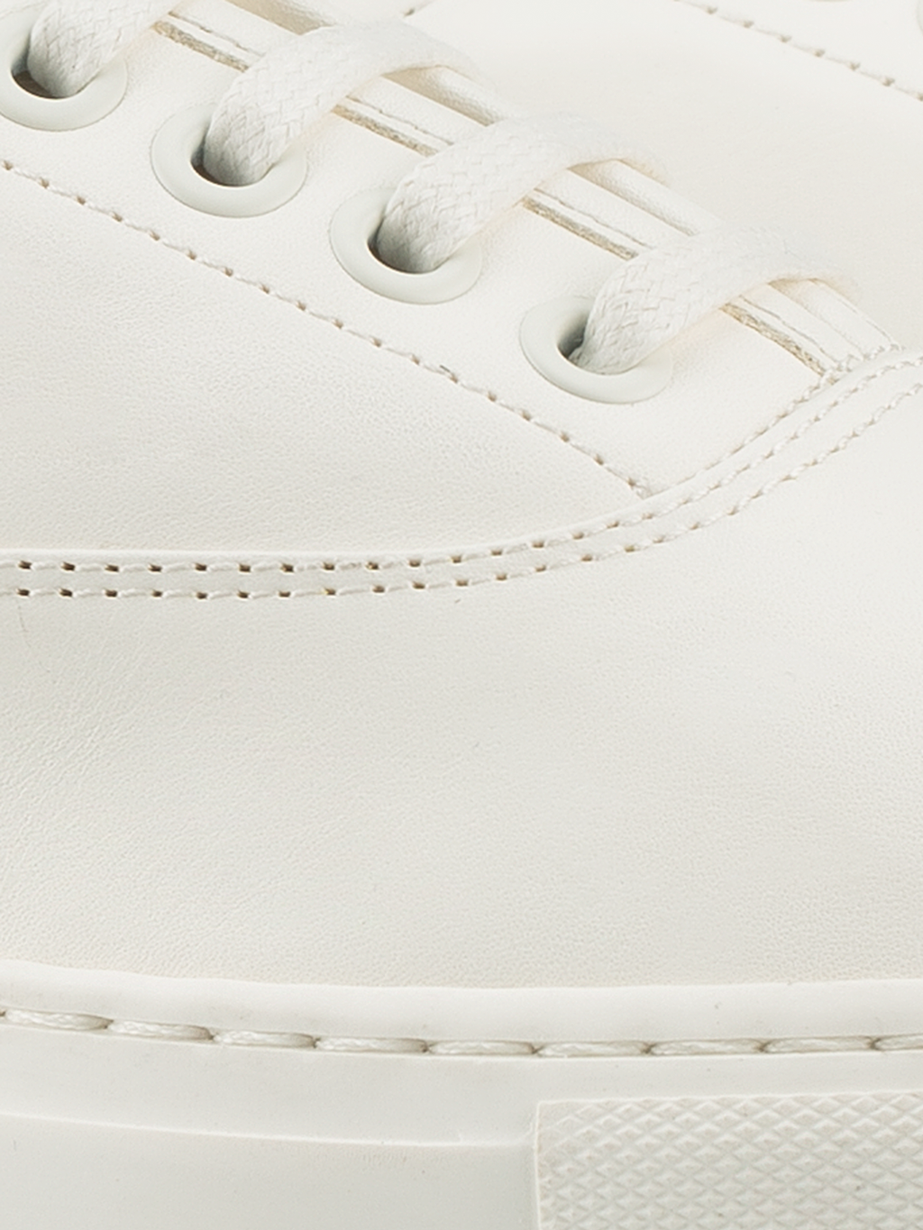Portofino Leather Sneaker in Antique White