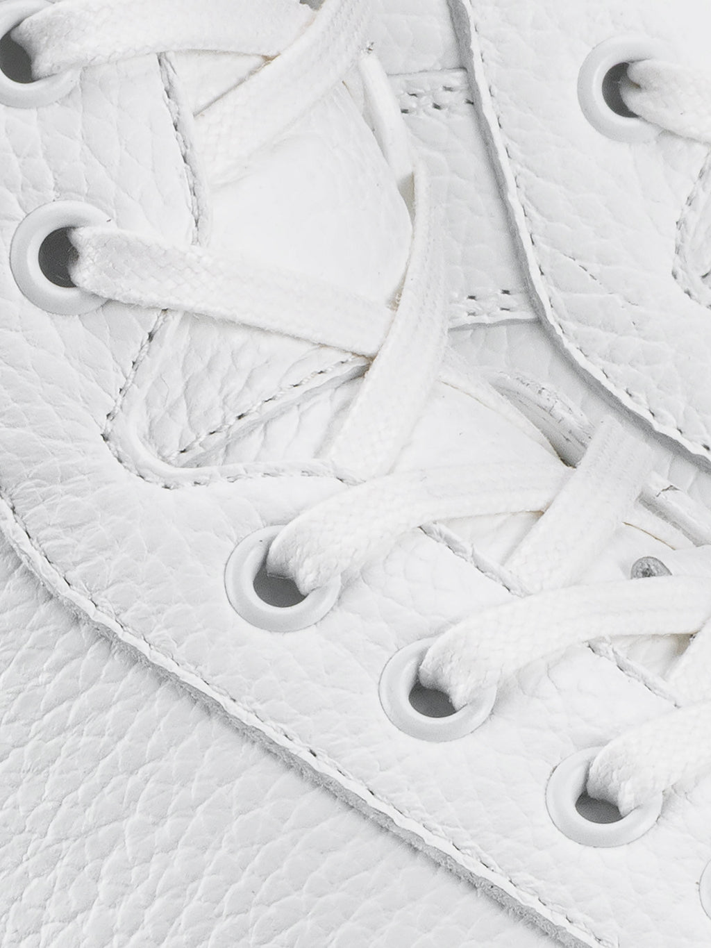Primo Leather Sneaker in Triple White