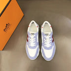 Hermes Paris Purple White Red Sneakers