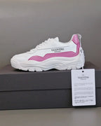 Valentino Garavani White Pink Sneakers