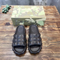 Valentino Garavani Diamond Quilted Black Slides