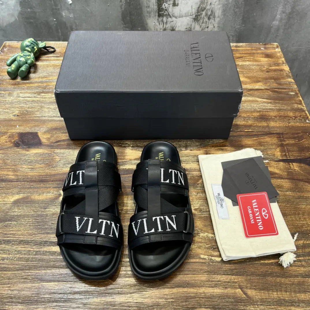 Valentino VLTN Black Sandals