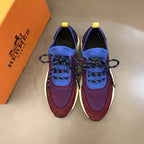 Hermes Paris Red Blue Black Sneakers