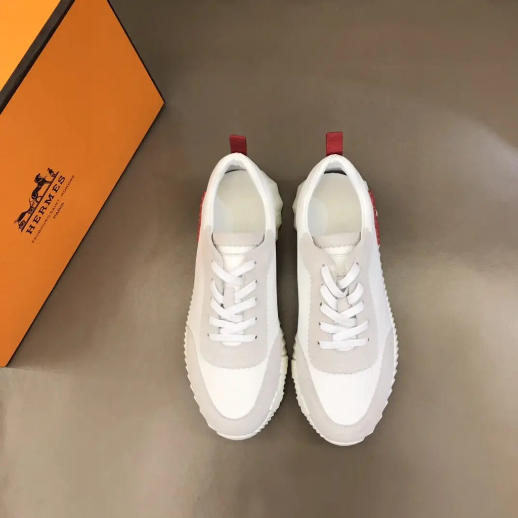 Hermes White Red Sneakers