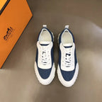 Hermes Blue White Sneakers