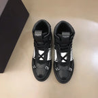 Valentino VLTN High Black White Sneakers