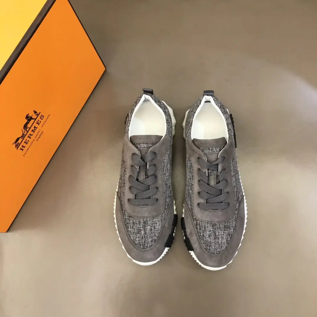 Hermès Gray White Sneakers