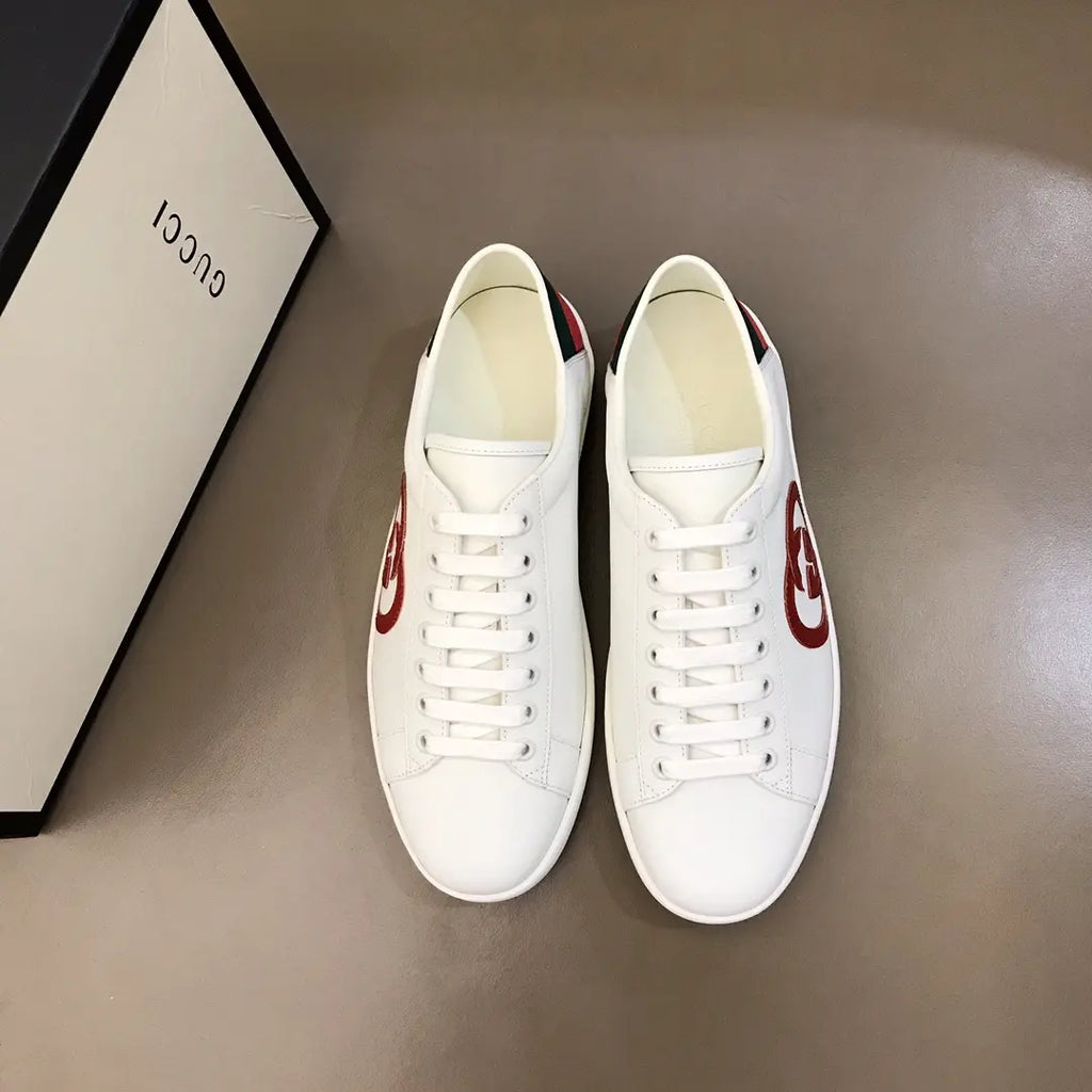 Gucci GG White Red Black Green Sneakers