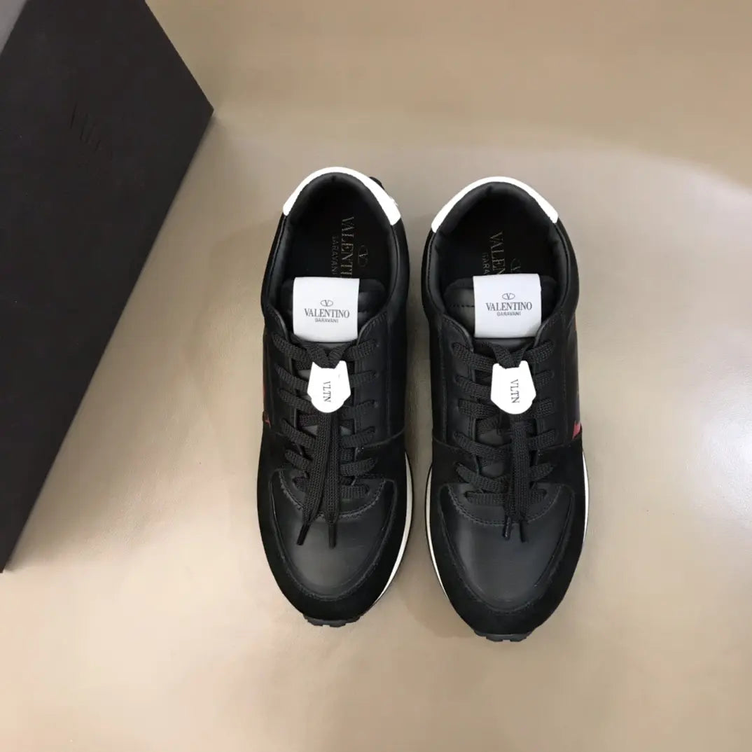 Valentino VLTN Black Red White Sneakers
