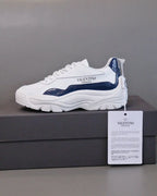 Valentino Garavani White Blue Sneakers